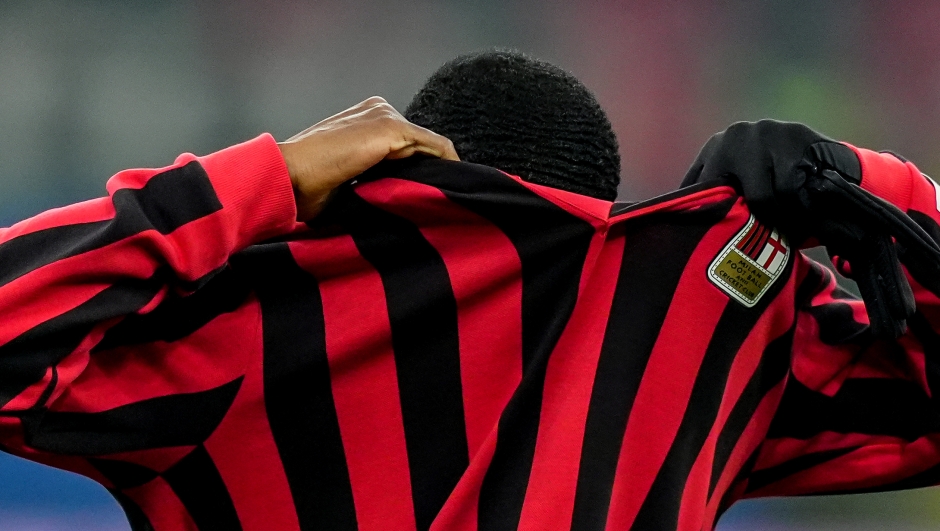 AC Milan's Youssouf Fofana during the Serie A soccer match between Milan and Genoa at San Siro  Stadium in Milan  , North Italy - Sunday , December 15  , 2024. Sport - Soccer . (Photo by Spada/LaPresse)