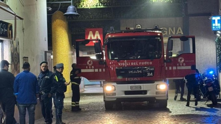 Roma, incendio a Villa Borghese