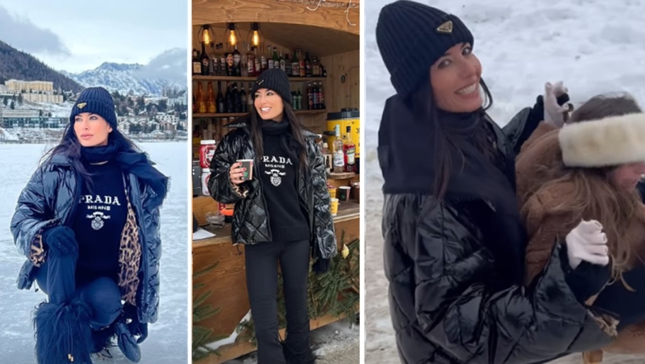 Elisabetta Gregoraci a St. Moritz