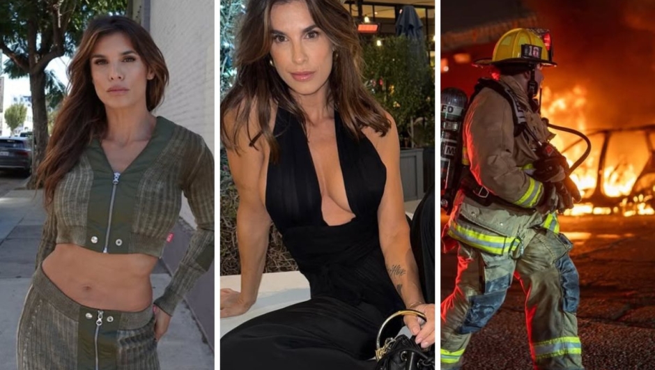 Elisabetta Canalis ha lasciato la California in fiamme