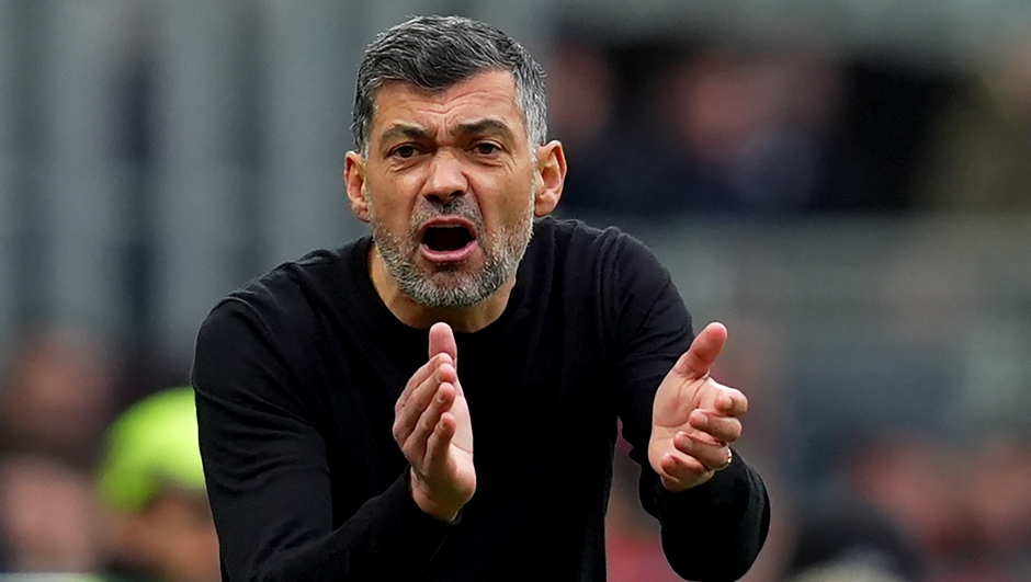 AC Milans Sergio Conceicao during the Serie A soccer match between Ac Milan and Parma at San Siro  Stadium in Milan  , North Italy -  , Sunday , January 26 , 2025 . Sport - Soccer . (Photo by Spada/LaPresse)