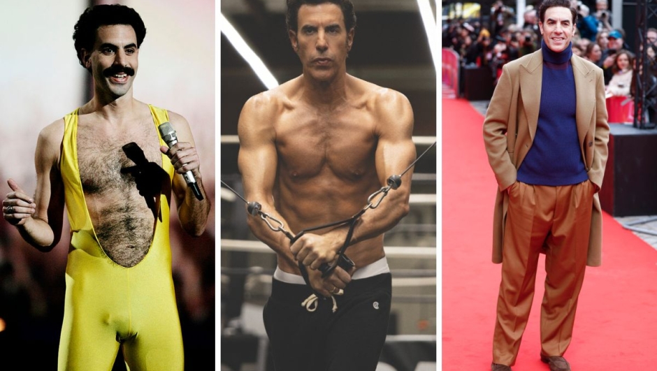 Sacha Baron Cohen come è cambiato il suo corpo