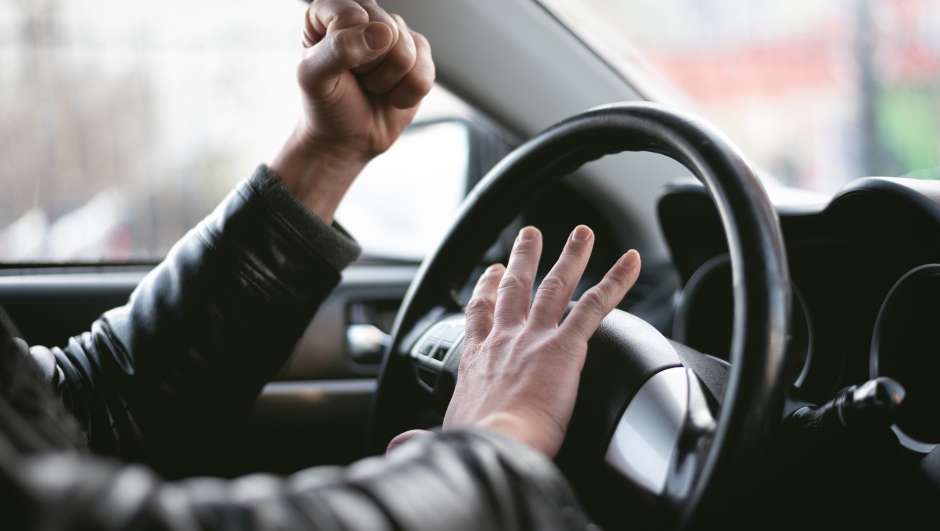 clacson, auto, stress, traffico