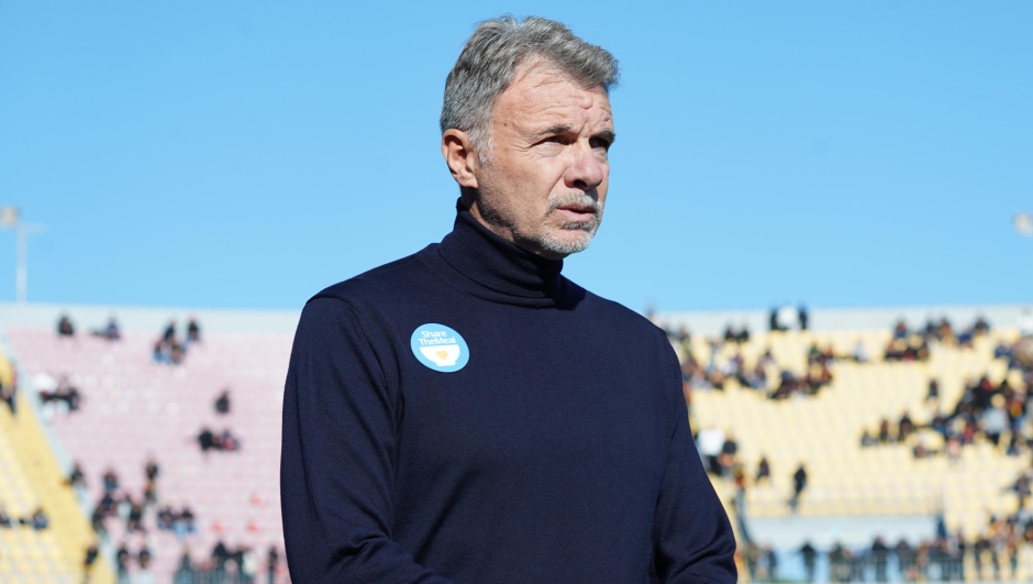 Torino FC coach and ex US Lecce's coach Marco Baroni before the Italian Serie A soccer match US Lecce - Torino FC at the Via del Mare stadium in Lecce, Italy, 30 November 2025. ANSA/ABBONDANZA SCURO LEZZI