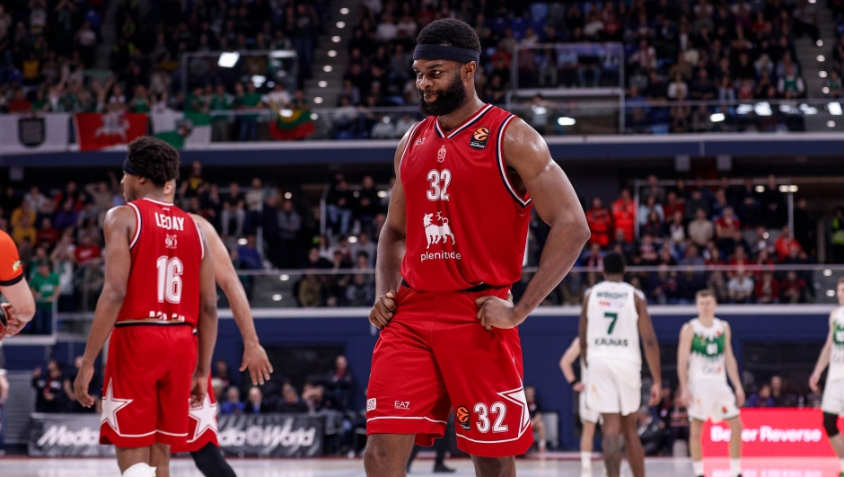 Josh Nebo EA7 Emporio Armani Olimpia Milano - Zalgiris Kaunas EuroLeague 2025/2026 Milano, 23/01/2026 Foto AlessiaDoniselli / Ciamillo-Castoria