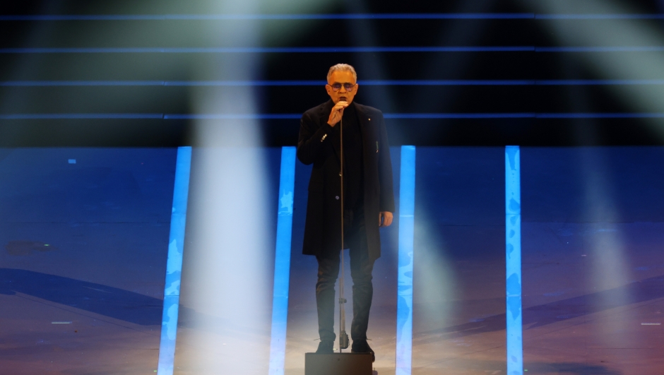 Andrea Bocelli a Sanremo 2026