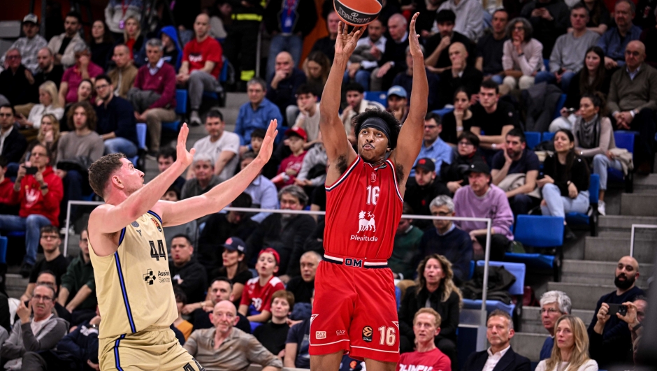 Zach LeDay EA7 Emporio Armani Olimpia Milano - FC Barcelona Euroleague 2025/2026 Milano, 5/03/2026 Foto ClaudioDegaspari / Ciamillo-Castoria