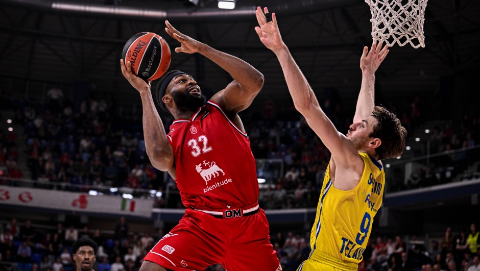 Josh Nebo EA7 Emporio Armani Olimpia Milano - Maccabi Rapyd Tel Aviv Euroleague 2025/2026 Milano, 13/03/2026 Foto ClaudioDegaspari / Ciamillo-Castoria