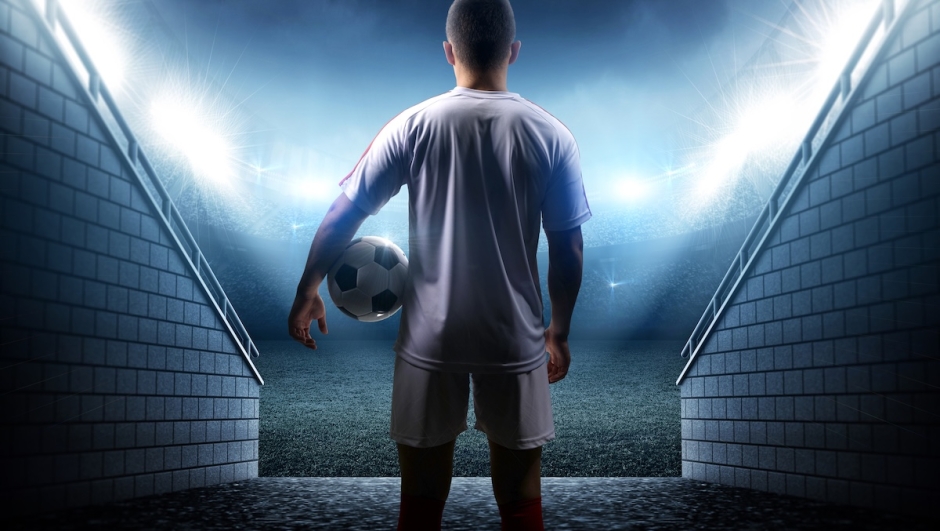 The imaginary stadium is modelled and rendered.