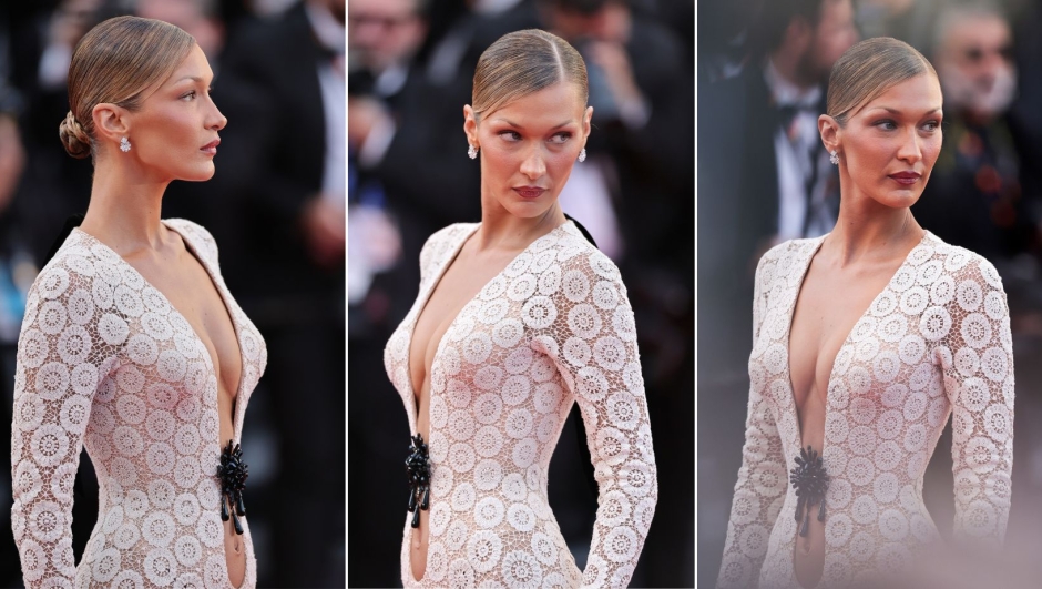 Cannes 2026, Bella Hadid sfida il divieto alla nudità con una scollatura vertiginosa