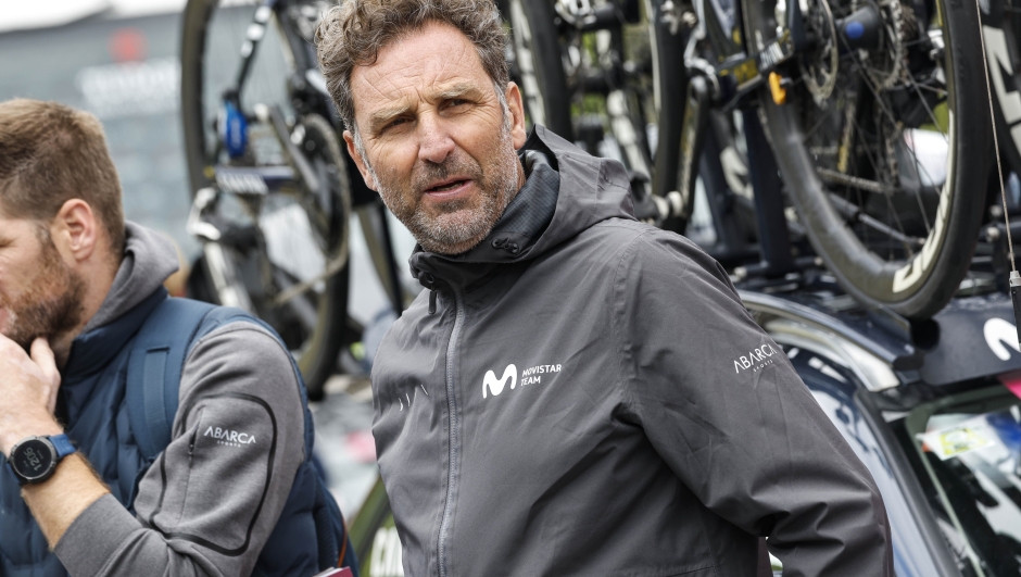 Giro d'Italia 2025 - 108th Edition - 7th stage Castel di Sangro - Tagliacozzo 168 km - 16/05/2025 - Maximilian Sciandri (GBR - Sports Director - Movistar Team) - photo Ilario Biondi/SprintCyclingAgency©2025