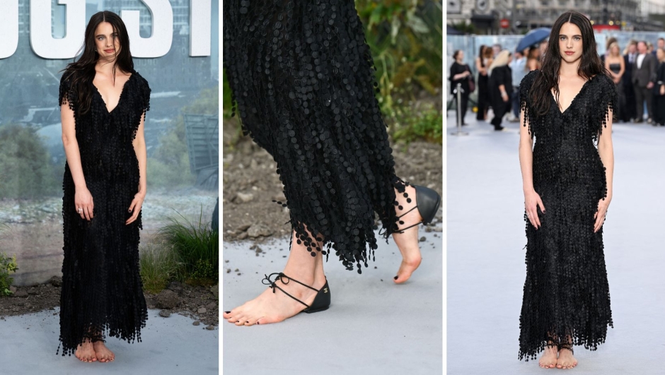 Margaret Qualley, i sandali senza suola di Chanel dividono gli utenti dei social