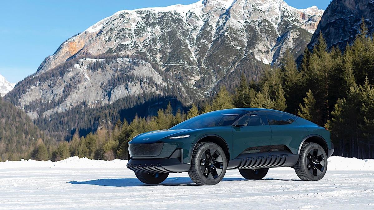 The Audi activesphere concept: world premiere in the Cortina