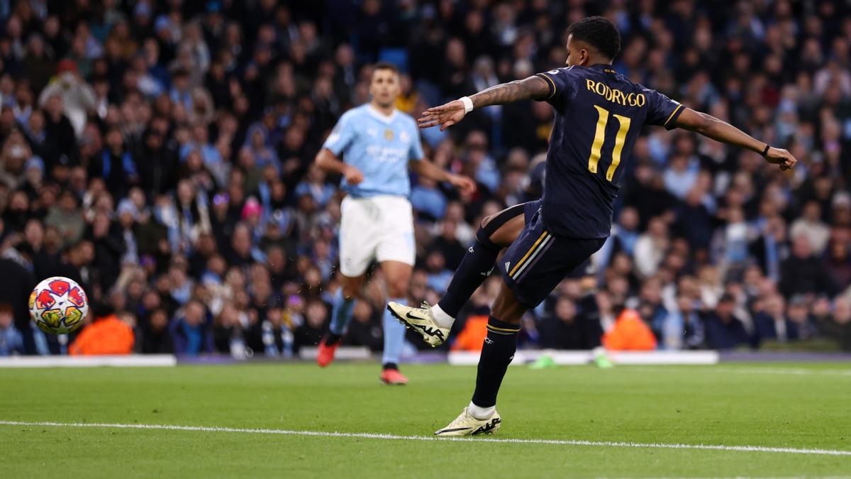 Man. City-Real Madrid 0-1: goal from Rodrygo |  Champions League live –