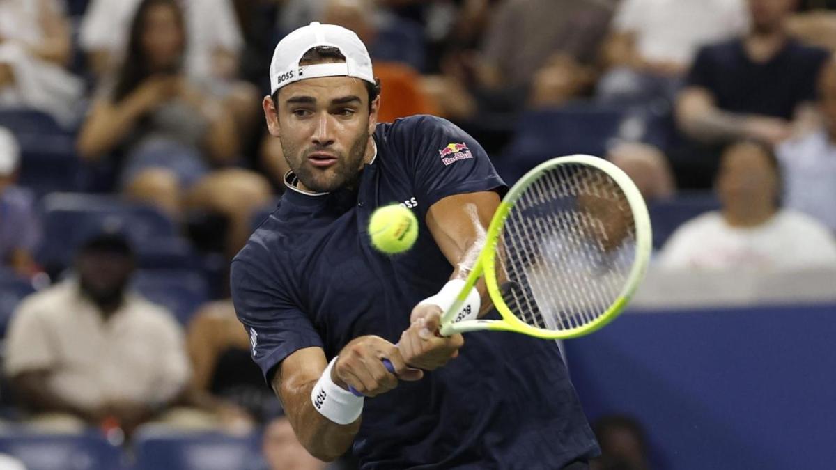 Berrettini was eliminated in three sets by Fritz at the US Open.