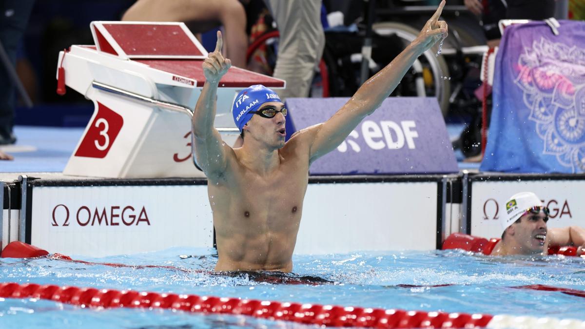 Nuoto paralimpico. Che forza, Barlaam. Poker da leggenda