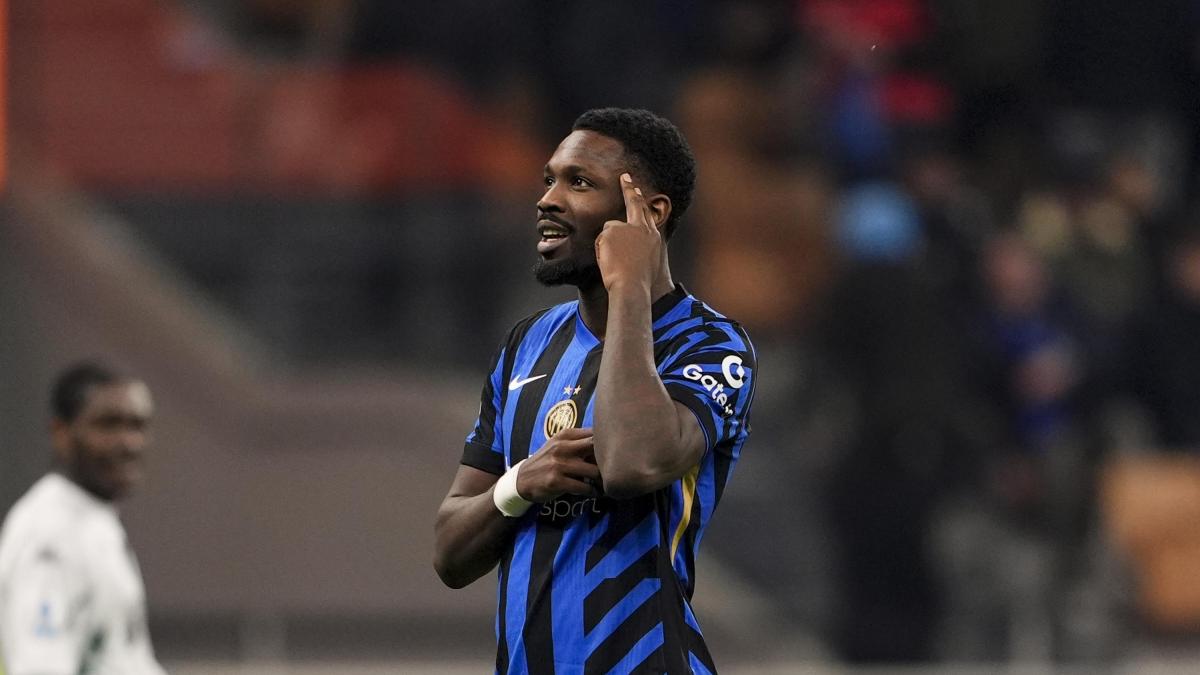 Thuram, gol numero 14 in campionato: record personale per il francese