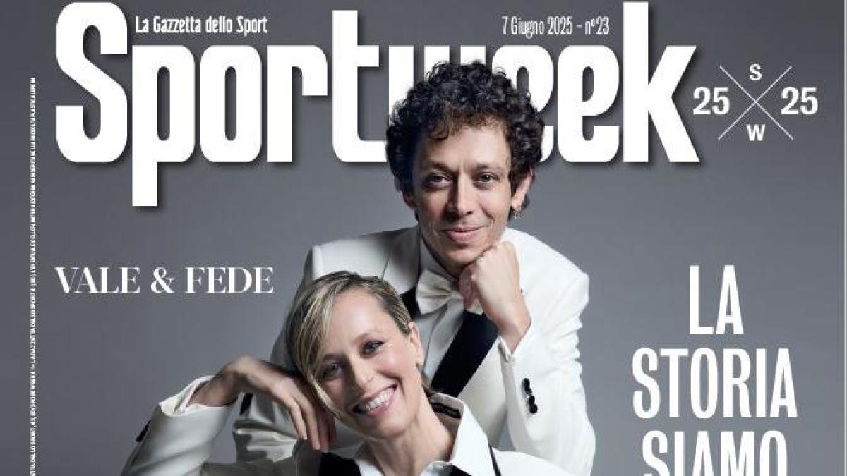 vale amp federica campioni tra i campioni in copertina per i 25 anni di sportweek