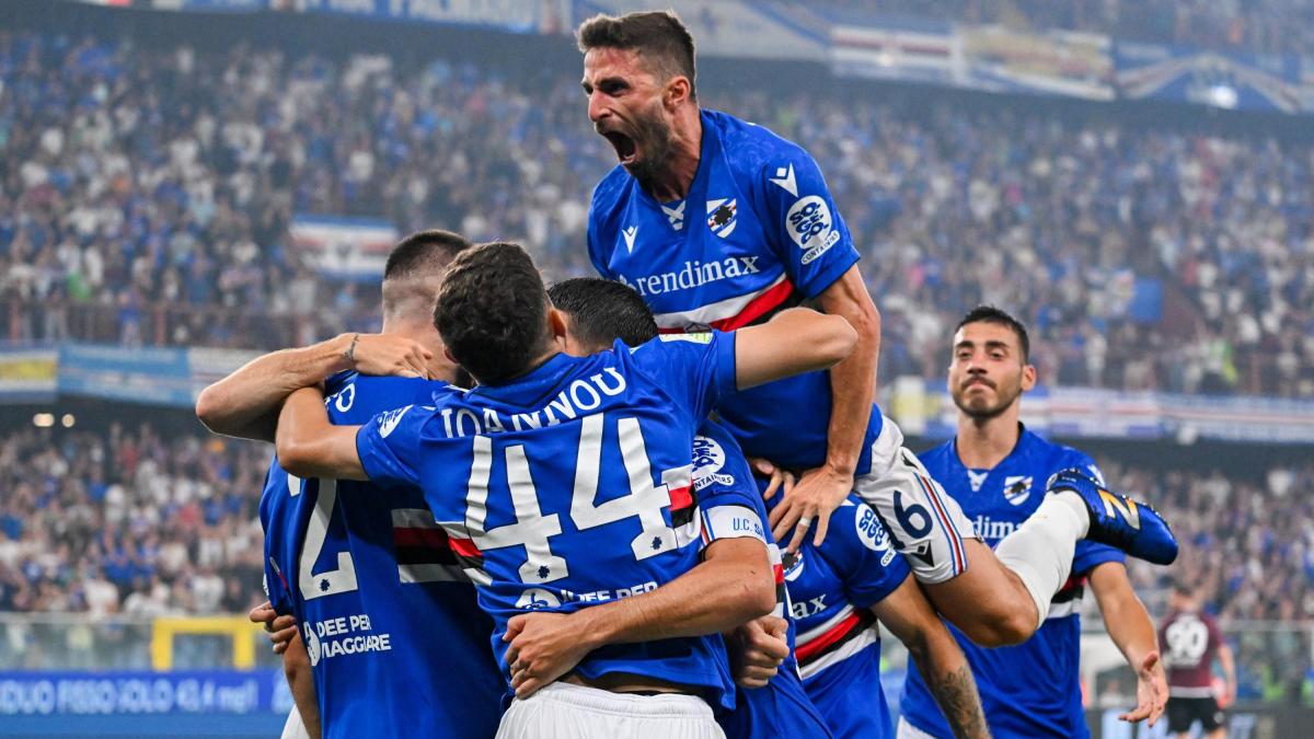 Il primo round è della Samp: 2 0 alla Salernitana, campani più vicini alla Serie C Il primo round è della Samp: 2 0 alla Salernitana, campani più vicini alla Serie C