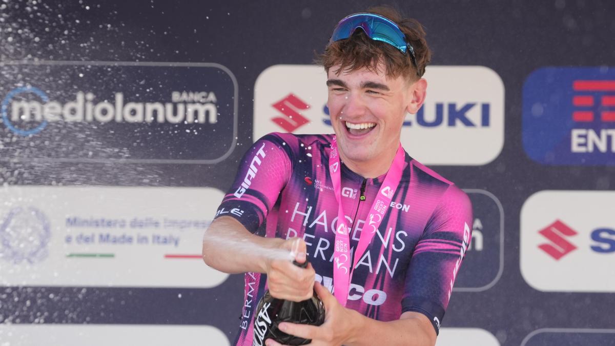 Giro Next Gen, nelle terre di Coppi vince Rafferty: corre nella squadra del figlio di Merckx Giro Next Gen, nelle terre di Coppi vince Rafferty: corre nella squadra del figlio di Merckx