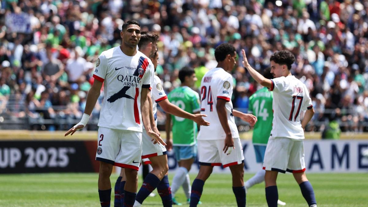 Seattle Sounders Psg, le pagelle: il migliore è Doué (6,5), ma che Kvara. Flop Mayulu: 5,5 Seattle Sounders Psg, le pagelle: il migliore è Doué (6,5), ma che Kvara. Flop Mayulu: 5,5