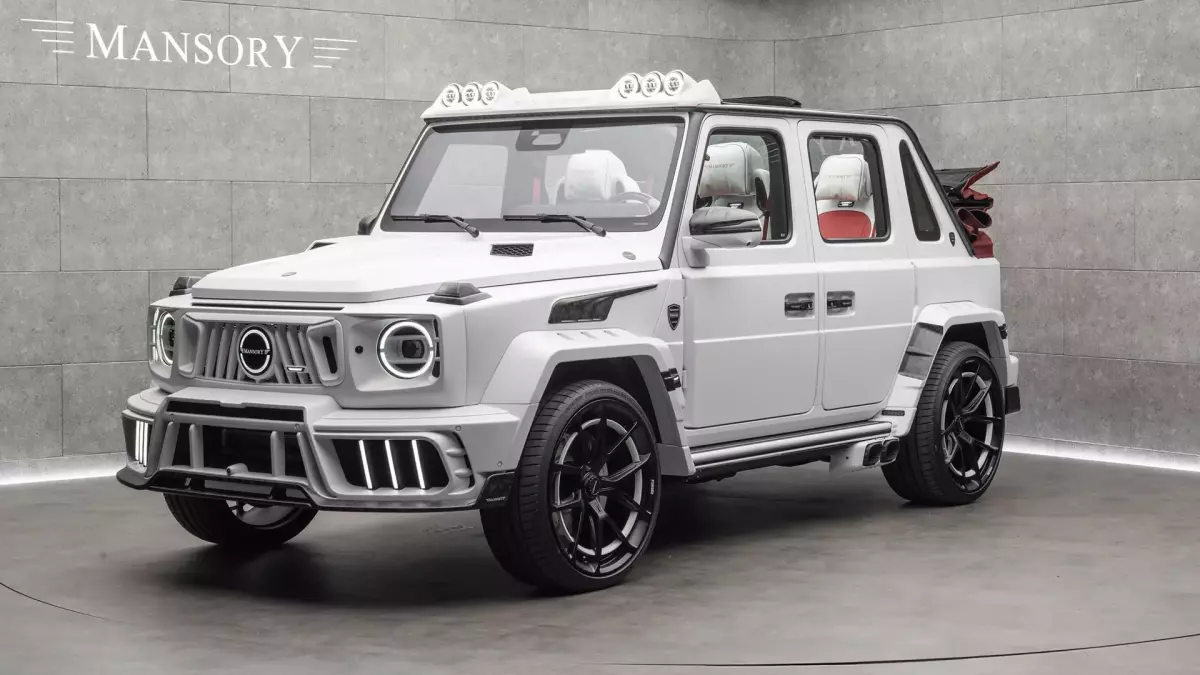 La Mercedes Classe G diventa cabrio con Mansory La Mercedes Classe G diventa cabrio con Mansory