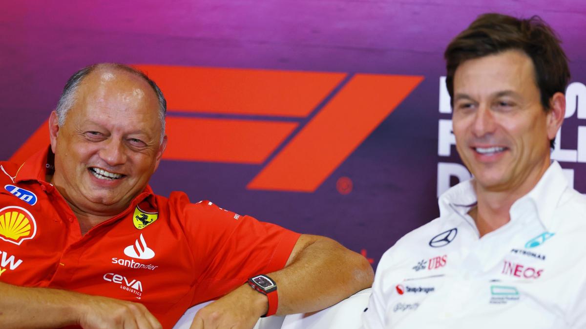 Wolff: "Ferrari, lascia lavorare Vasseur. Non troverai un team principal migliore"