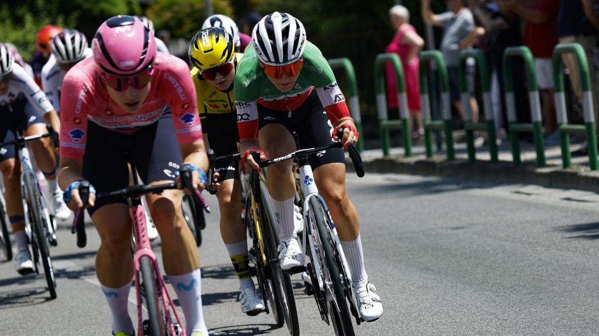 Capolavoro di Longo Borghini e della maglia rosa Reusser: classifica rivoluzionata Capolavoro di Longo Borghini e della maglia rosa Reusser: classifica rivoluzionata