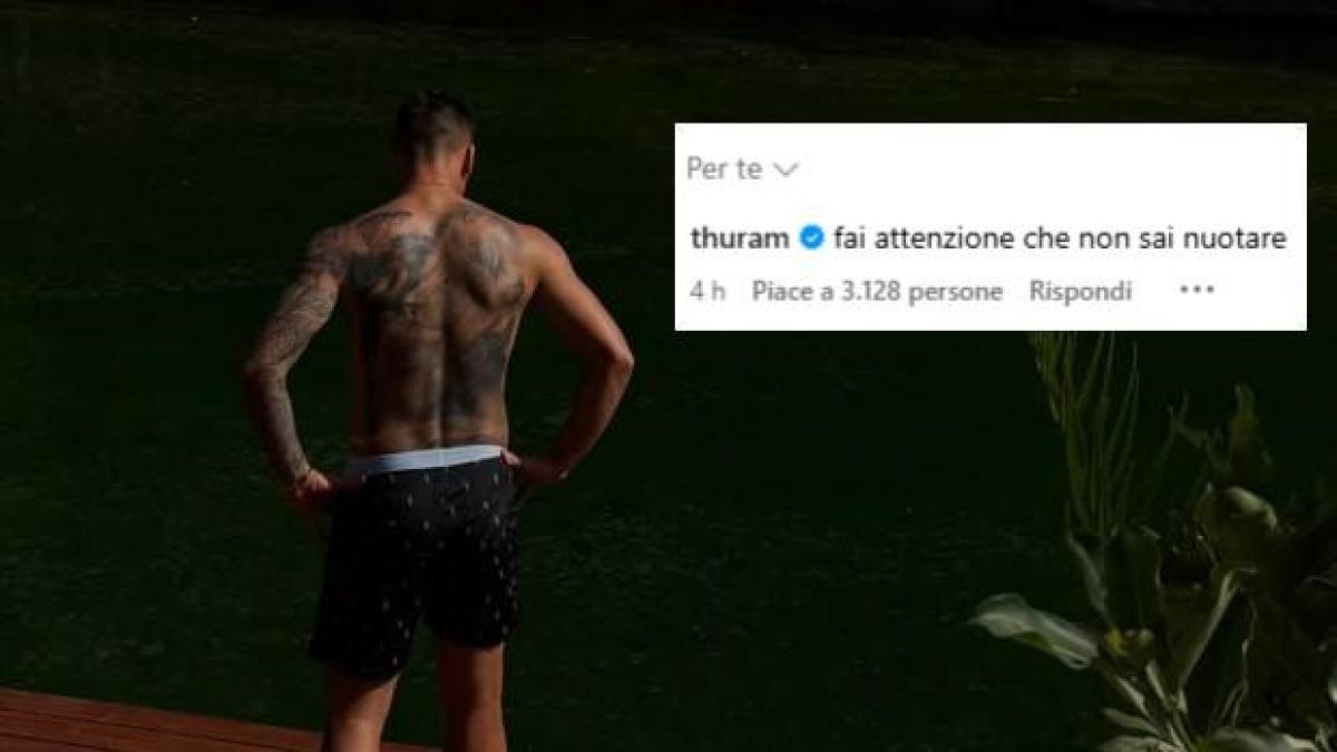 ThuLa, torna il sereno. Thuram stuzzica Lautaro sui social: "Attento, non sai nuotare" ThuLa, torna il sereno. Thuram stuzzica Lautaro sui social: "Attento, non sai nuotare"