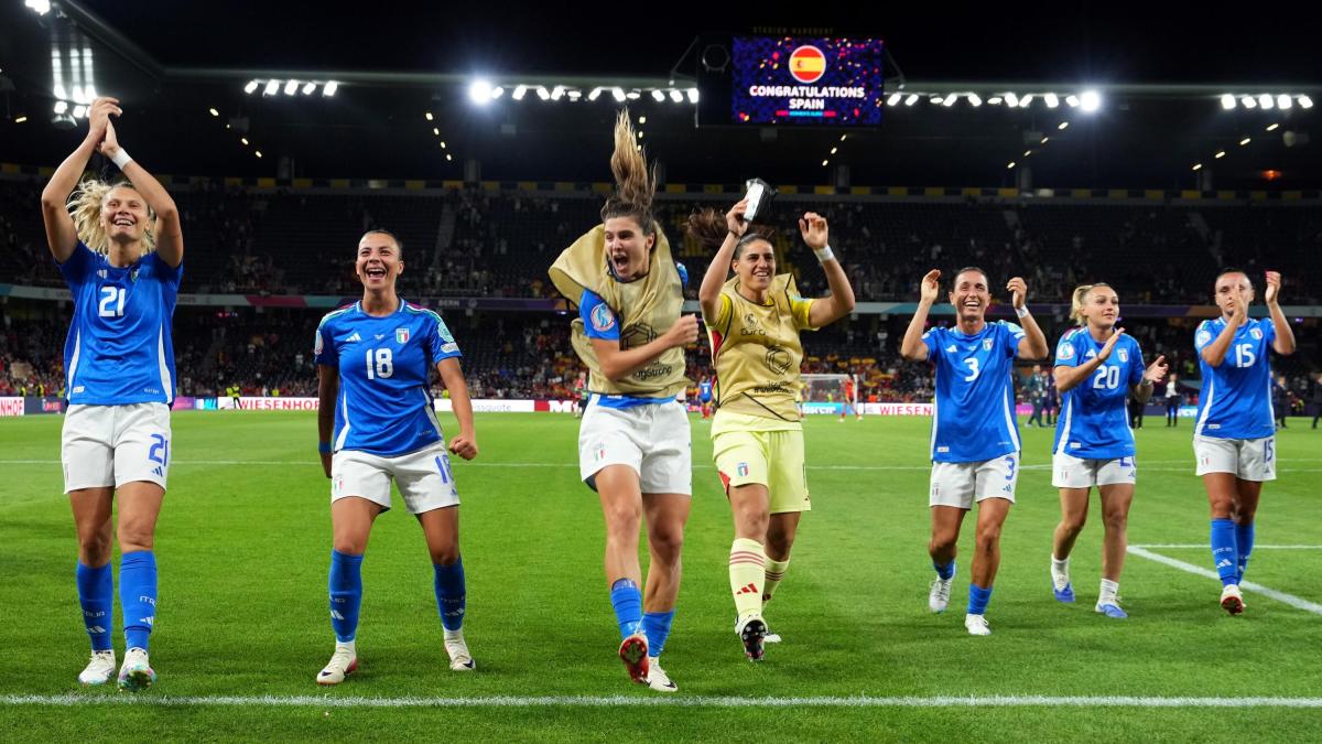 Italia, dolce sconfitta: 3 1 per la Spagna ma le azzurre sono ai quarti dopo 12 anni Italia, dolce sconfitta: 3 1 per la Spagna ma le azzurre sono ai quarti dopo 12 anni
