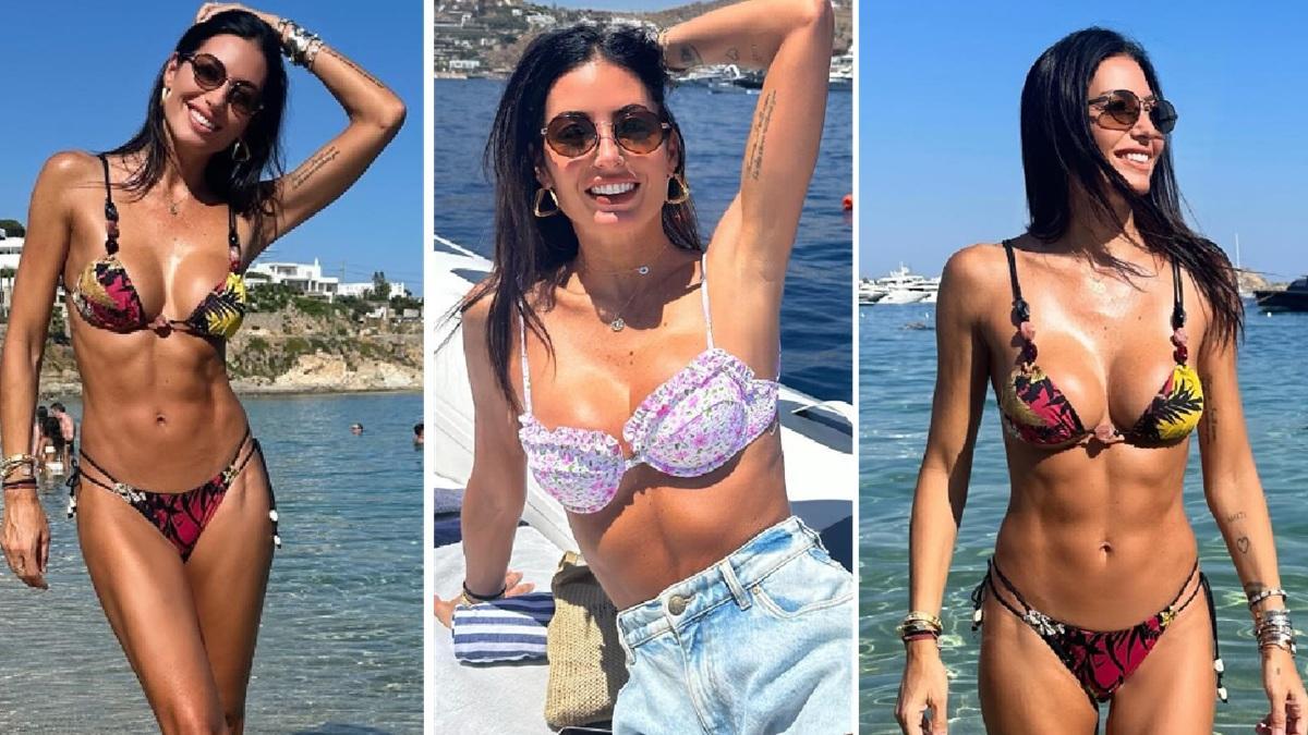 Elisabetta Gregoraci e Flavio Briatore in vacanza insieme con Nathan a Mykonos Elisabetta Gregoraci e Flavio Briatore in vacanza insieme con Nathan a Mykonos