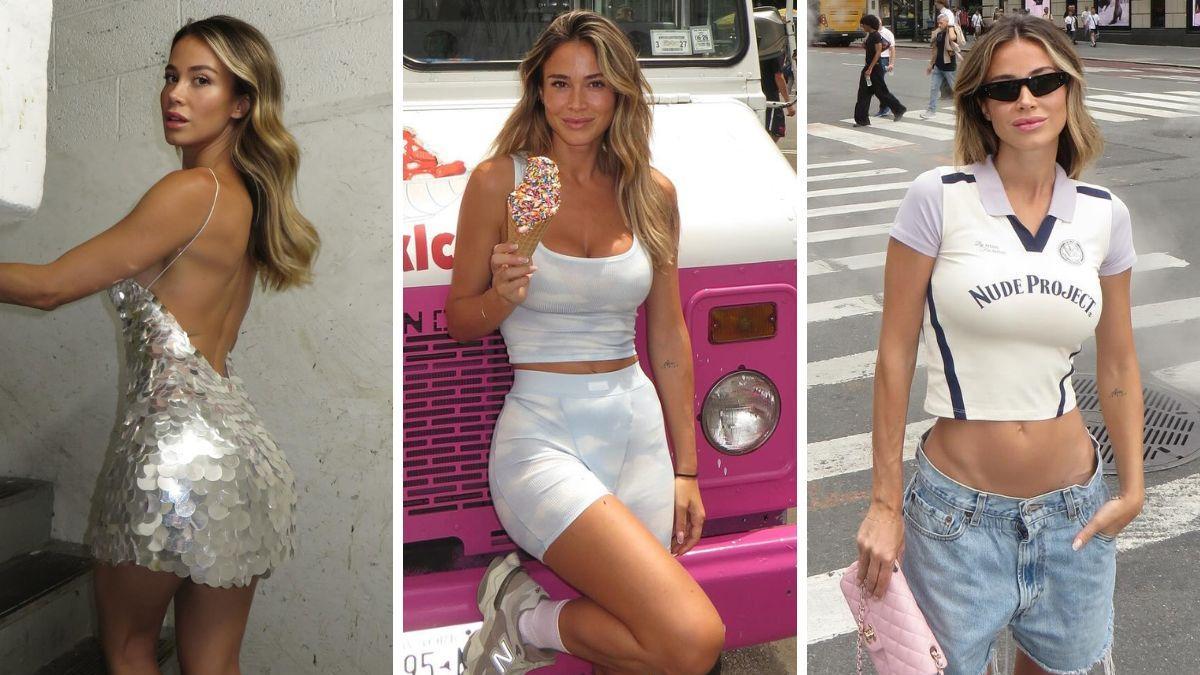 Diletta Leotta, in vacanza a New York, fa il tifo per le azzurre