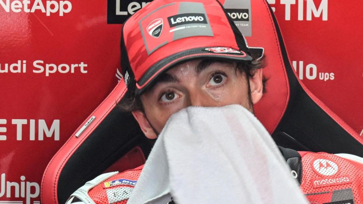 bagnaia ancora furioso per il caso della pressione gesto di stizza al rientro nei box