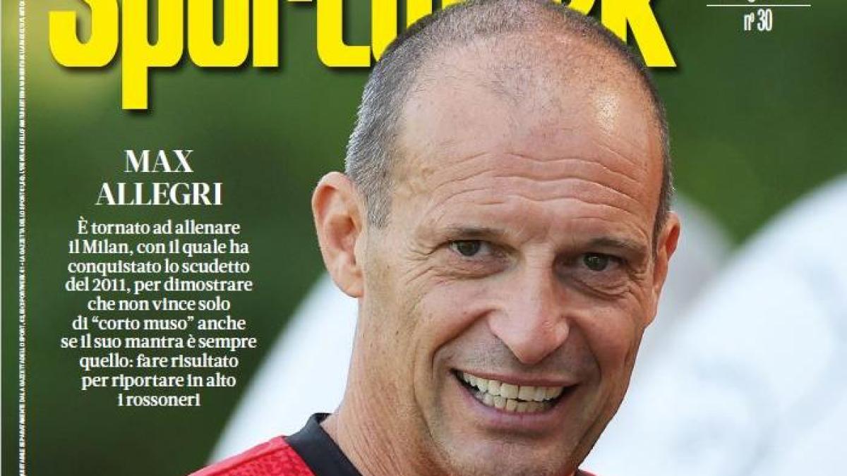 Allegri, come sarà il secondo atto al Milan? Lo raccontiamo su Sportweek Allegri, come sarà il secondo atto al Milan? Lo raccontiamo su Sportweek