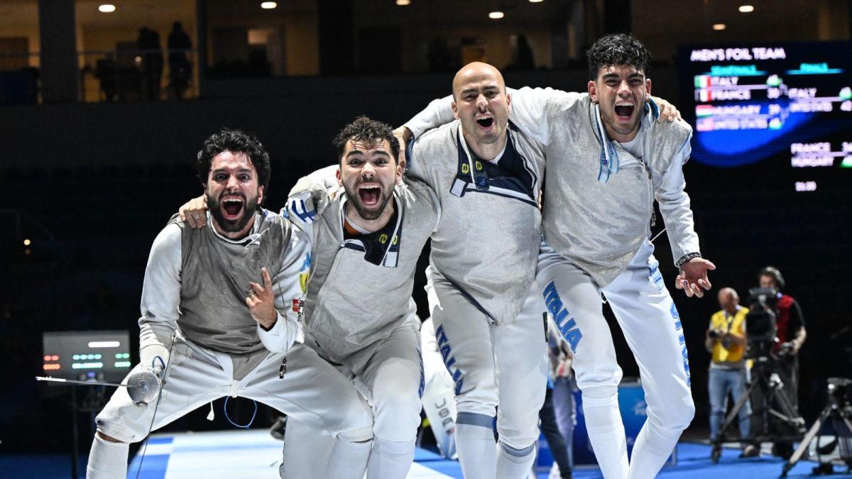 Mondiali scherma: il primo oro Italia è del fioretto maschile a squadre, Usa sconfitti