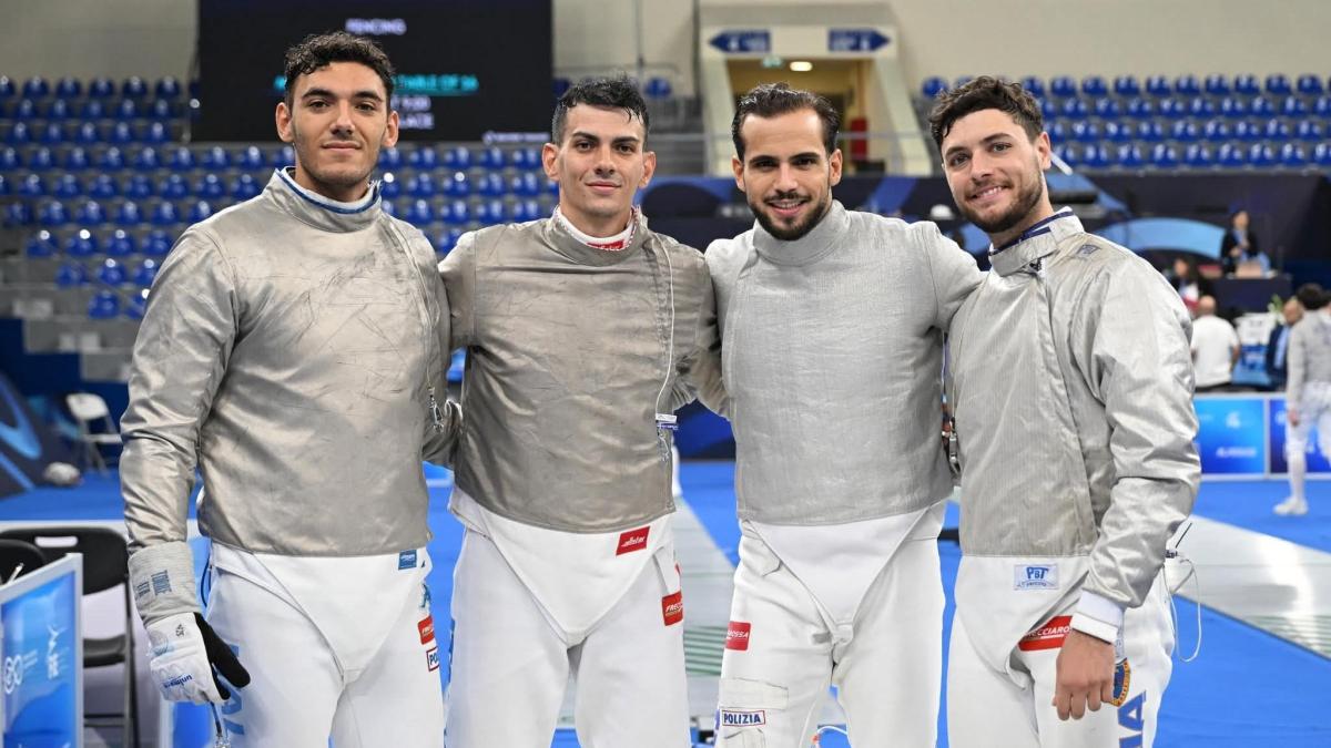 mondiali di tbilisi sciabola a squadre maschile in finale assalto all oro con ungheria o romania