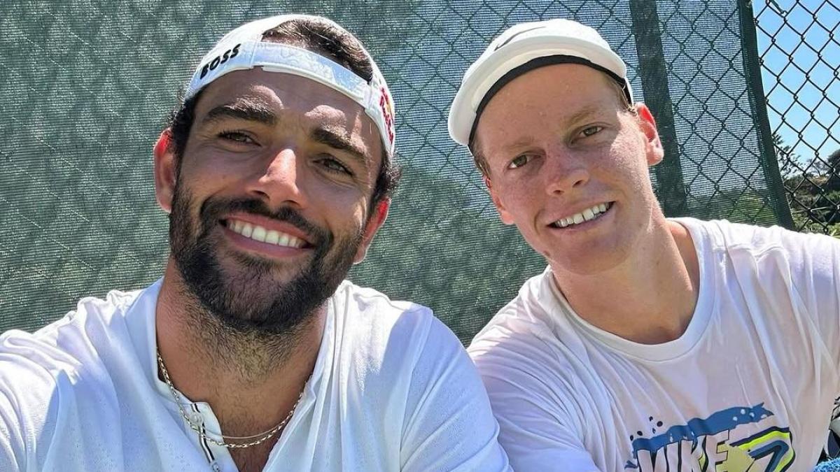 Berrettini si allena con Sinner e torna a sorridere: "Passo dopo passo insieme al migliore"