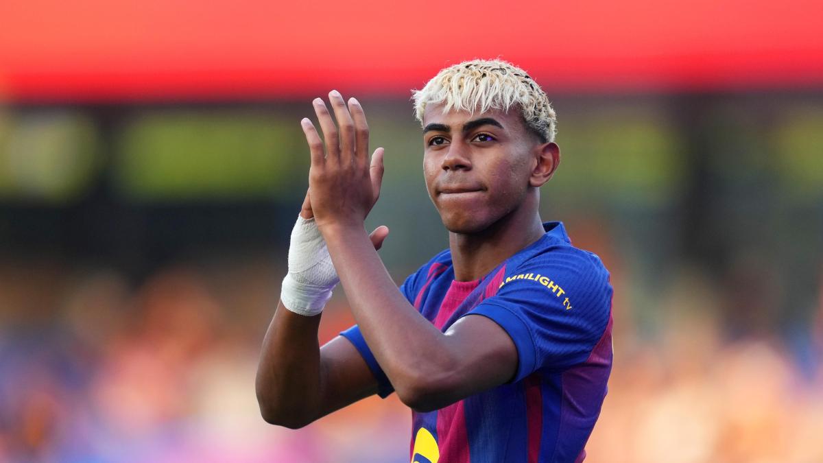 barcellona che avvio tre gol a maiorca e un yamal stellare con la 10 sulle spalle