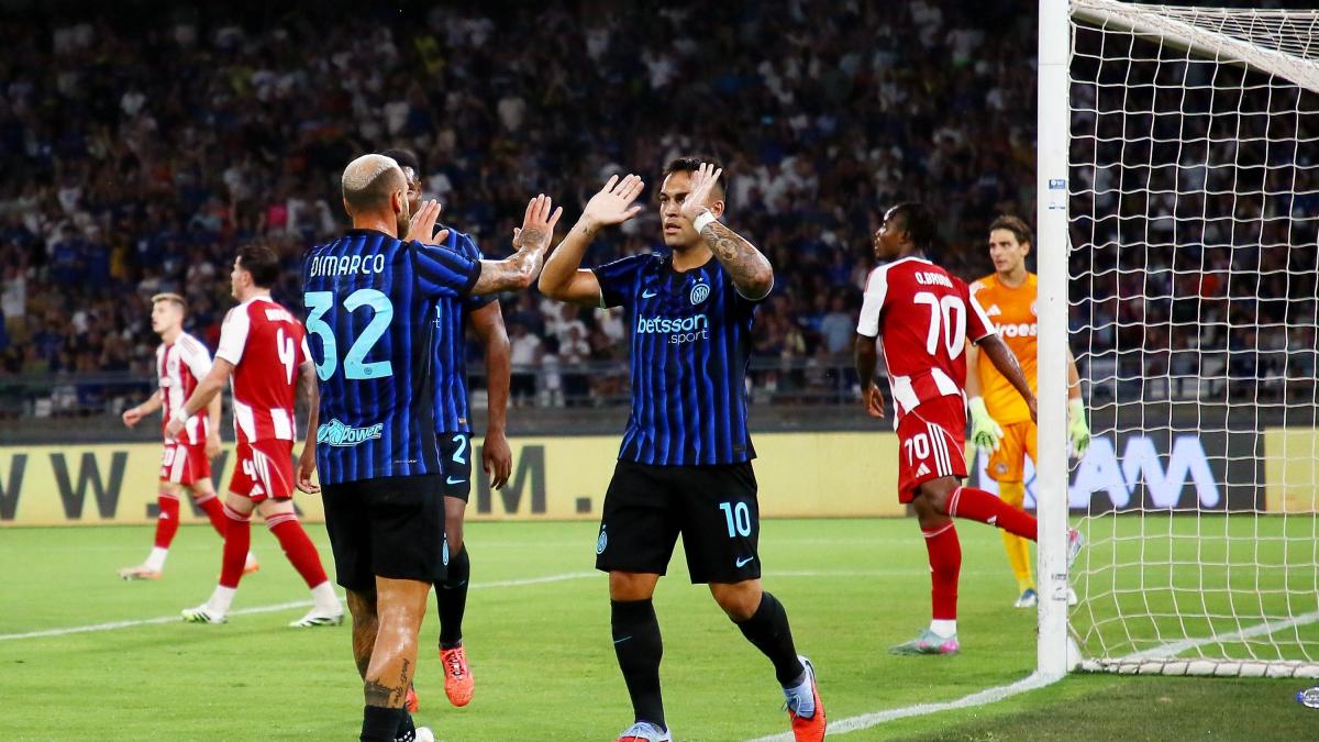Inter Olympiacos, le pagelle: Thuram è il migliore, 7. Luis Henrique opaco, 5,5