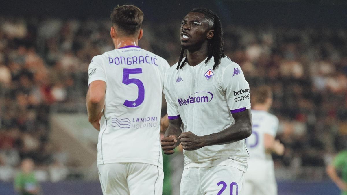 fiorentina sospiro di sollievo kean squalificato solo per due turni in europa