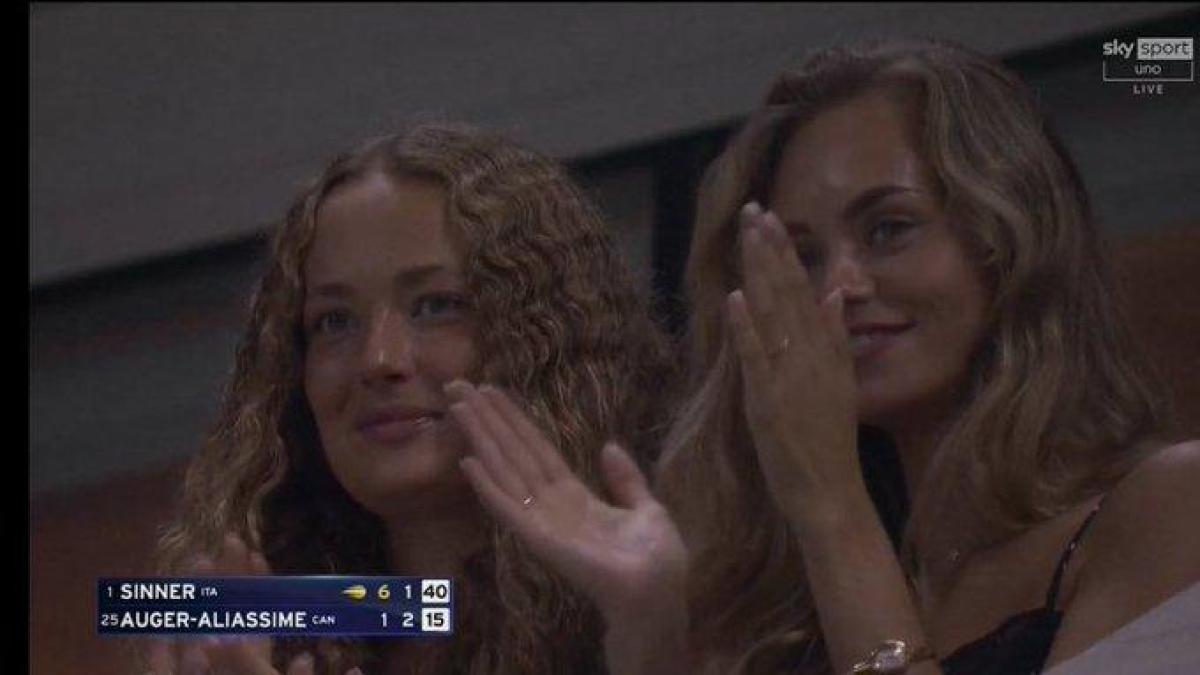 sinner finale e amore laila hasanovic in tribuna fa il tifo per lui