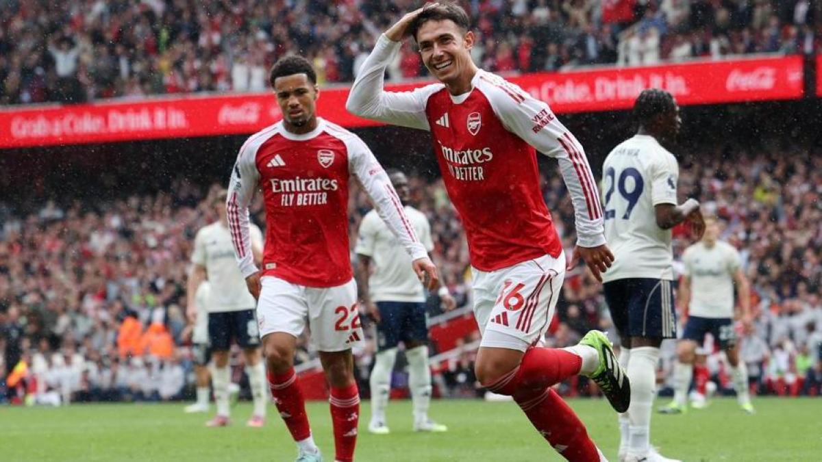 Uragano Zubimendi, segna anche Gyökeres: Arsenal show contro il Nottingham Forest
