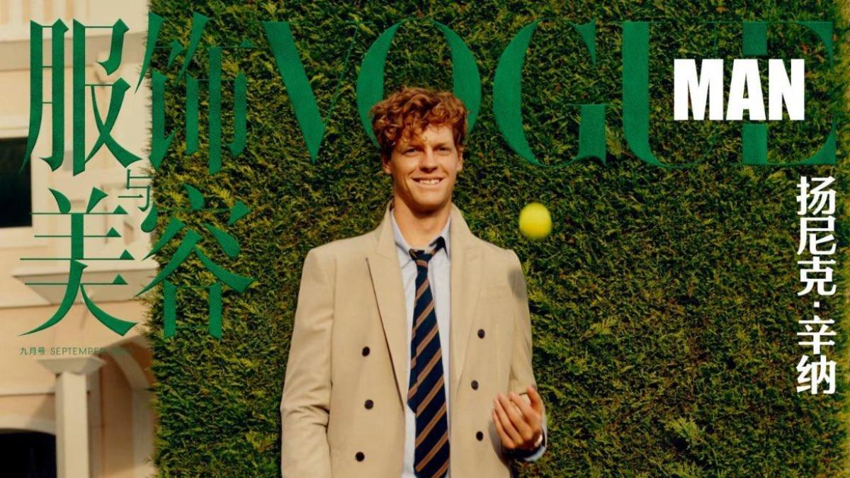 Sinner star in Cina: Vogue man torna dopo 13 anni e in copertina c Sinner star in Cina: Vogue man torna dopo 13 anni e in copertina c