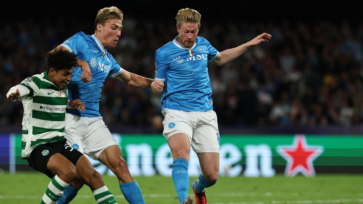 napoli in formato premier haaland scrive a de bruyne dai da mangiare a hojlund