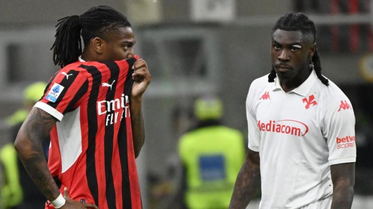 live alle 2045 milan fiorentina leao centravanti kean titolare gud in panchina
