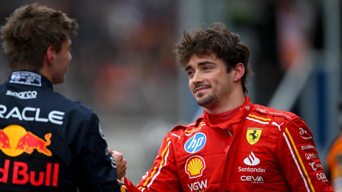 Leclerc: "Inizio difficile ma bel recupero". Verstappen: "Sì, ora posso vincere il Mondiale" Leclerc: "Inizio difficile ma bel recupero". Verstappen: "Sì, ora posso vincere il Mondiale"