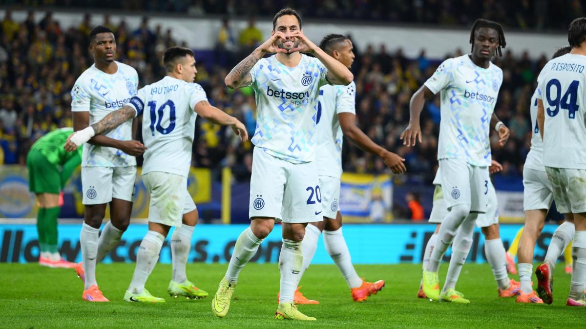 Saint Gilloise Inter, le pagelle: Lautaro salva e segna (7,5), treno Dumfries. E Pio...
