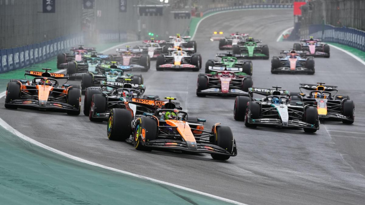 LIVE F1 Brasile: alle 18 il GP. Norris in pole, Leclerc in agguato. Verstappen parte dalla pit lane