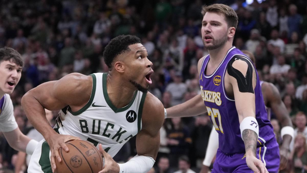 Doncic (41) vince il duello con Antetokounmpo (30): i Lakers dominano a Milwaukee