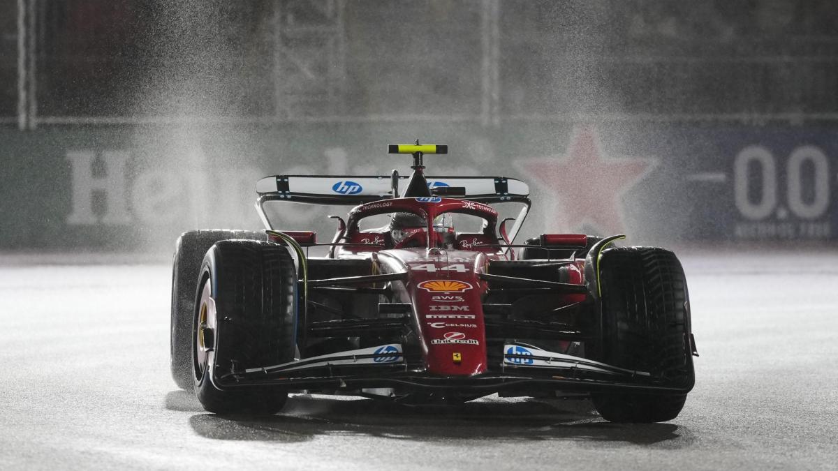 Incubo Hamilton a Las Vegas tra pioggia e gaffe: ultimo, ma aveva ancora un giro a disposizione!